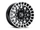 Vision Wheel Savage Gloss Black with Machined Lip 6-Lug Wheel; 18x8.5; 12mm Offset (10-24 4Runner)