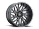 Vision Wheel Brawl Satin Black 6-Lug Wheel; 20x9; 12mm Offset (21-24 Bronco, Excluding Raptor)