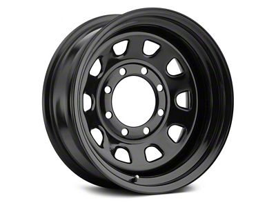 Vision Wheel D Window Steel Gloss Black 6-Lug Wheel; 17x8; -12mm Offset (21-24 Bronco, Excluding Raptor)