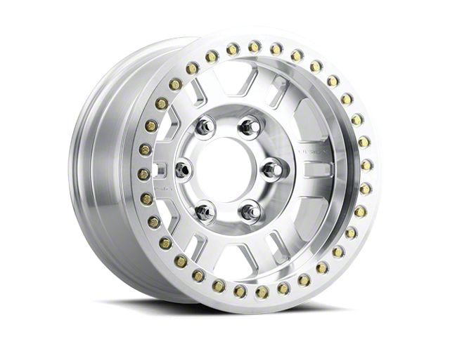 Vision Wheel Manx Beadlock Machined Wheel; 17x8.5 (20-24 Jeep Gladiator JT)