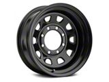 Vision Wheel D Window Steel Gloss Black Wheel; 15x8; -19mm Offset (87-95 Jeep Wrangler YJ)