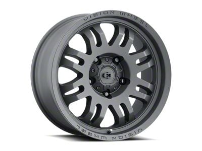 Vision Wheel Inferno Satin Black 6-Lug Wheel; 18x9; 12mm Offset (17-24 Titan)