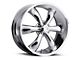 Vision Wheel Legend 5 Chrome 6-Lug Wheel; 20x9; 20mm Offset (17-24 Titan)