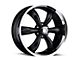 Vision Wheel Legend 5 Gloss Black Machined 6-Lug Wheel; 20x9; 20mm Offset (17-24 Titan)