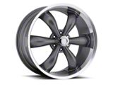 Vision Wheel Legend 5 Gunmetal Machined 6-Lug Wheel; 20x9; 20mm Offset (17-24 Titan)