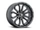 Vision Wheel Korupt Satin Black 6-Lug Wheel; 20x9; 12mm Offset (16-24 Titan XD)