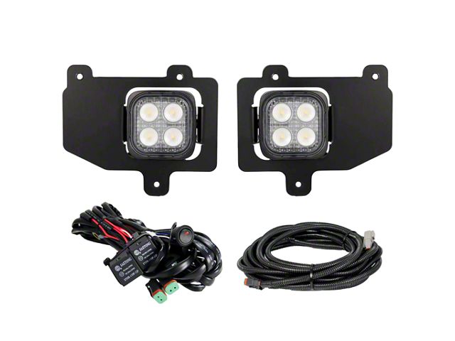 Vision X 2.75-Inch Dura Mini Flood Light Reverse Light Kit (20-24 Jeep Gladiator JT)