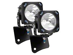 Vision X Optimus LED Fog Light Kit; 10 Degree (97-06 Jeep Wrangler TJ)