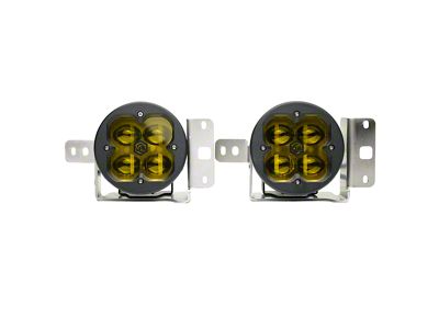 Vivid Lumen Industries FNG 3 Series Fog Light Kit; Yellow (18-24 Jeep Wrangler JL Sport)