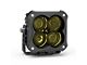Vivid Lumen Industries FNG Intense RR 3-Inch LED Yellow Light Pods; Spot Beam (Universal; Some Adaptation May Be Required)