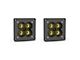 Vivid Lumen Industries FNG RR Series 3-Inch Flush Mount LED Yellow Light Pods; Driving Beam (Universal; Some Adaptation May Be Required)