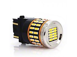 VLEDS Stage 1 High Visibility Amber LED Front Turn Signal Light Bulbs; 3157CK (14-21 Tundra)