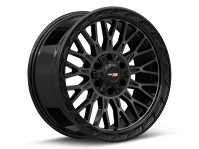 Vortek Off-Road VRP-502 Black Diamond Cut with Dark Tint 6-Lug Wheel; 20x9; 18mm Offset (04-15 Titan)