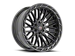 Vortek Off-Road VRP-502 Black Diamond Cut Ring with Dark Tint 6-Lug Wheel; 20x9; 0mm Offset (04-15 Titan)