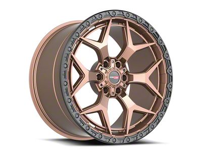 Vortek Off-Road VRT-603 Matte Bronze with Black Bead Ring 6-Lug Wheel; 18x9; 0mm Offset (04-15 Titan)