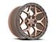 Vortek Off-Road VRT-603 Matte Bronze with Black Bead Ring 6-Lug Wheel; 18x9; 0mm Offset (04-15 Titan)