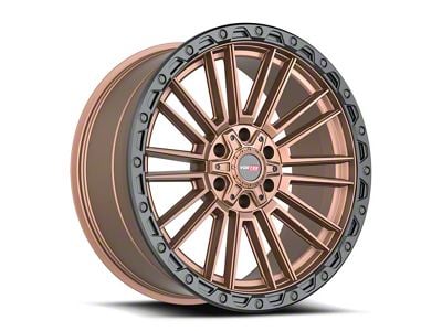 Vortek Off-Road VRT-604 Matte Bronze with Black Bead Ring 6-Lug Wheel; 18x9; 0mm Offset (04-15 Titan)