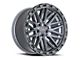 Vortek Off-Road VRT-608 Matte Titanium with Black Bead Ring 6-Lug Wheel; 18x9; 0mm Offset (04-15 Titan)