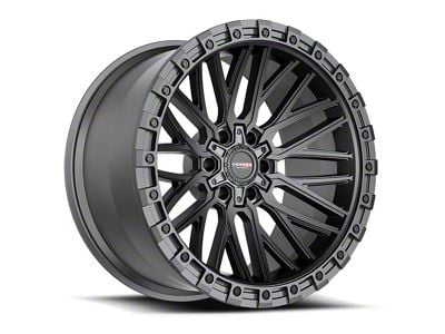 Vortek Off-Road VRT-608 Matte Black 6-Lug Wheel; 20x10; -24mm Offset (05-15 Tacoma)