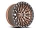 Vortek Off-Road VRT-608 Matte Bronze with Black Bead Ring 6-Lug Wheel; 18x9; 0mm Offset (05-15 Tacoma)