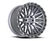 Vortek Off-Road VRT-608 Matte Titanium with Black Bead Ring 6-Lug Wheel; 17x9; 0mm Offset (05-15 Tacoma)