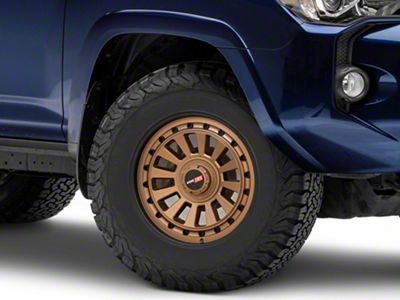 Vortek Off-Road VRD-702 Matte Bronze with Black Bolts and Lip 6-Lug Wheel; 17x9; 0mm Offset (10-24 4Runner)