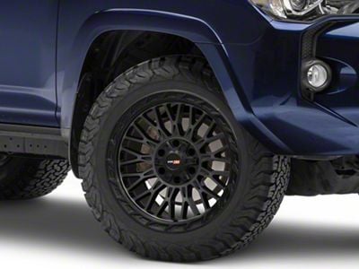 Vortek Off-Road VRP-502 Black Diamond Cut with Dark Tint 6-Lug Wheel; 20x9; 18mm Offset (10-24 4Runner)