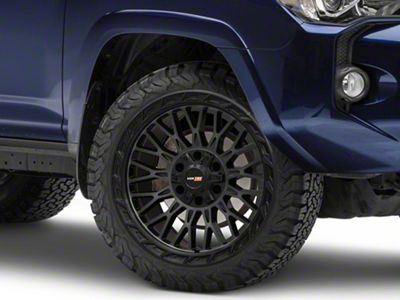 Vortek Off-Road VRP-502 Black Diamond Cut with Dark Tint 6-Lug Wheel; 22x10; -18mm Offset (10-24 4Runner)