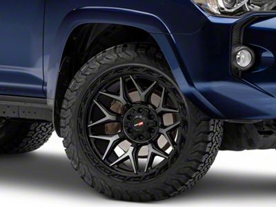 Vortek Off-Road VRP-504 Black Diamond Cut with Dark Tint 6-Lug Wheel; 22x10; -18mm Offset (10-24 4Runner)