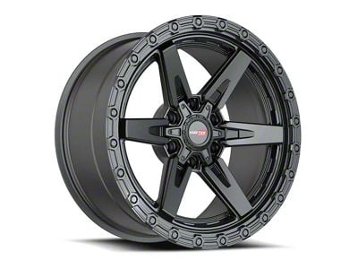 Vortek Off-Road VRT-602 Matte Black 6-Lug Wheel; 17x9; 0mm Offset (10-24 4Runner)