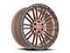 Vortek Off-Road VRT-604 Matte Bronze with Black Bead Ring 6-Lug Wheel; 17x9; -12mm Offset (10-24 4Runner)