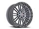 Vortek Off-Road VRT-604 Matte Titanium with Black Bead Ring 6-Lug Wheel; 17x9; -12mm Offset (10-24 4Runner)