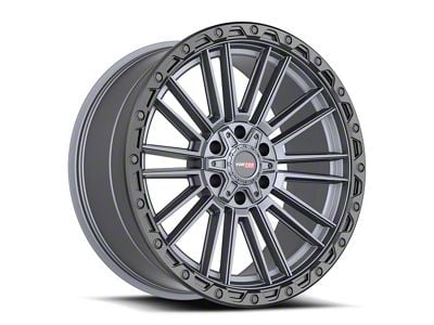 Vortek Off-Road VRT-604 Matte Titanium with Black Bead Ring 6-Lug Wheel; 18x9; 18mm Offset (10-24 4Runner)