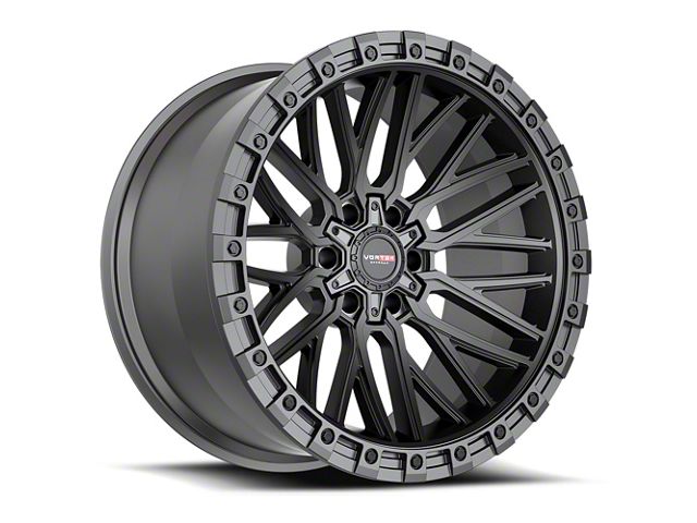 Vortek Off-Road VRT-608 Matte Black 6-Lug Wheel; 20x10; -12mm Offset (10-24 4Runner)