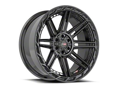 Vortek Off-Road VRP-501 Gloss Black 6-Lug Wheel; 24x11; -24mm Offset (10-24 4Runner)