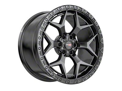 Vortek Off-Road VRT-603 Satin Black 6-Lug Wheel; 20x12; -44mm Offset (10-24 4Runner)