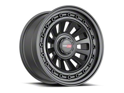 Vortek Off-Road VRD-702 Matte Black 6-Lug Wheel; 17x9; 0mm Offset (05-21 Frontier)