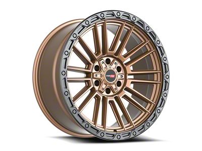 Vortek Off-Road VRT-604 Matte Bronze with Black Bead Ring 6-Lug Wheel; 17x9; 0mm Offset (05-21 Frontier)