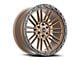 Vortek Off-Road VRT-604 Matte Bronze with Black Bead Ring 6-Lug Wheel; 17x9; 0mm Offset (05-21 Frontier)