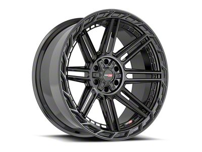 Vortek Off-Road VRP-501 Gloss Black Wheel; 20x10; -18mm Offset (20-24 Jeep Gladiator JT)