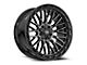 Vortek Off-Road VRP-502 Black Diamond Cut with Dark Tint Wheel; 20x10; -18mm Offset (20-24 Jeep Gladiator JT)