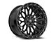 Vortek Off-Road VRP-503 All Black Center and Diamond Cut Ring with Dark Tint Wheel; 20x10; -18mm Offset (20-24 Jeep Gladiator JT)