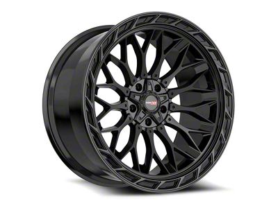 Vortek Off-Road VRP-503 Gloss Black Wheel; 20x10; -18mm Offset (20-24 Jeep Gladiator JT)