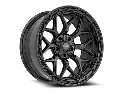 Vortek Off-Road VRP-504 Gloss Black Wheel; 20x10; -18mm Offset (20-24 Jeep Gladiator JT)