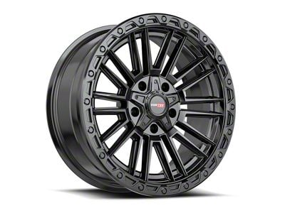 Vortek Off-Road VRT-604 Satin Black Wheel; 20x9.5; 0mm Offset (20-24 Jeep Gladiator JT)