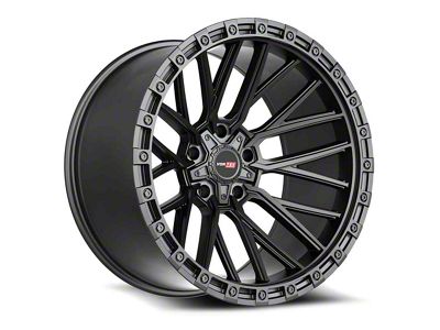 Vortek Off-Road VRT-608 Matte Black Wheel; 17x9; -12mm Offset (20-24 Jeep Gladiator JT)