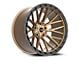 Vortek Off-Road VRT-608 Matte Bronze with Black Bead Ring Wheel; 17x9; 0mm Offset (20-24 Jeep Gladiator JT)