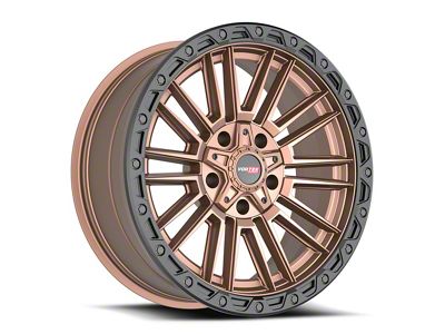 Vortek Off-Road VRT-604 Matte Bronze with Black Bead Ring Wheel; 17x9; -12mm Offset (99-04 Jeep Grand Cherokee WJ)