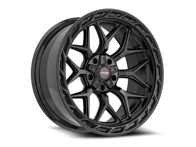 Vortek Off-Road VRP-504 Gloss Black Wheel; 20x9; 12mm Offset (07-18 Jeep Wrangler JK)