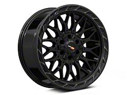 Vortek Off-Road VRP-503 Black Diamond Cut Ring with Dark Tint 6-Lug Wheel; 22x10; -18mm Offset (17-24 Titan)